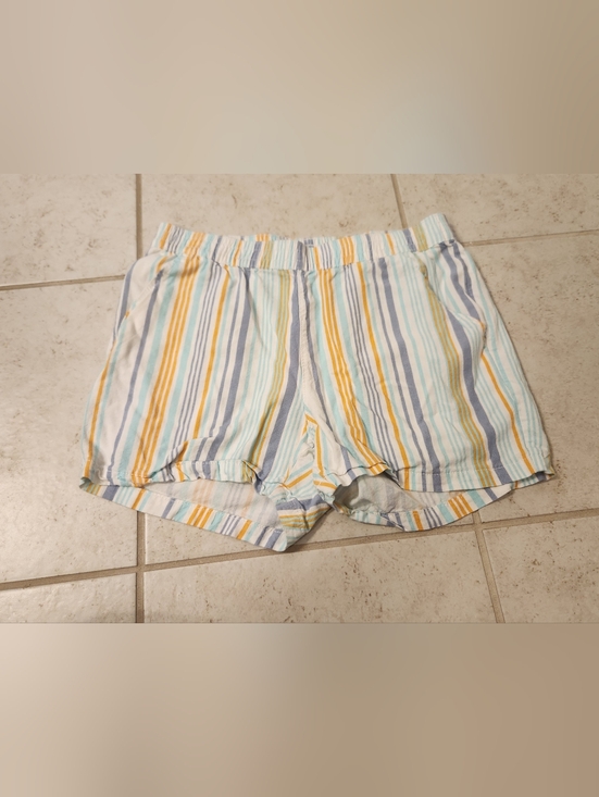 Pants - Womens Serra Shorts Comfy Lounge‎ Size M Striped Multicolor #II1375